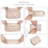 Eight-Piece Travel Organizer Set: Storage Bags & Makeup Bag for Clothes and Accessories.