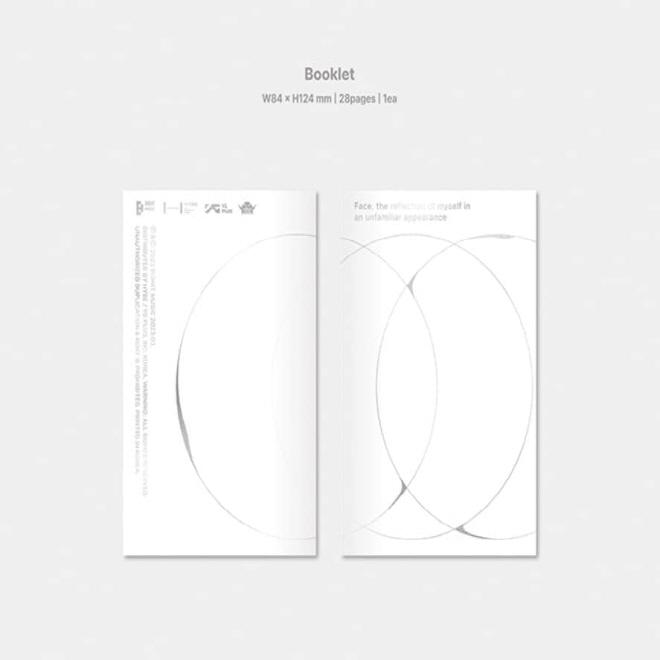 BTS Jimin (2 Geschenke) GESICHT (Weverse Version/Zufällige Version.) 1 CD + 1 KPOP Stars-Maske + 1 zusätzliche Fotokarte