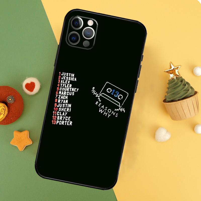 13 Reasons Why Phone Case For iPhone 17 Pro Max 17Air 16E 15 14 13 12 11 16 Pro Max Mini Shockproof Cover