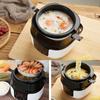 Electric Lunch Box 2L Travel Rice Cooker Small 12V 24V for Car Cooking Soup Porridge Rice Heating Keeping Warm Function
