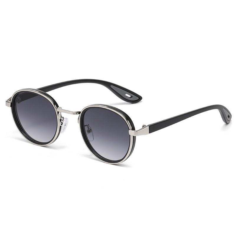 Steampunk Style Sunglasses Women'S Oval Fashion Sunglasses Sunscreen Travel Hip Hop Sunglasses