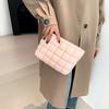 Fashionable Pleated Travel Makeup Bag Korean Style Casual Clutch For Women