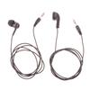 1Pc Earpiece 3.5Mm Plug Single Side Headset Headphone Dual Channel Earphone For Laptop Pc Headset