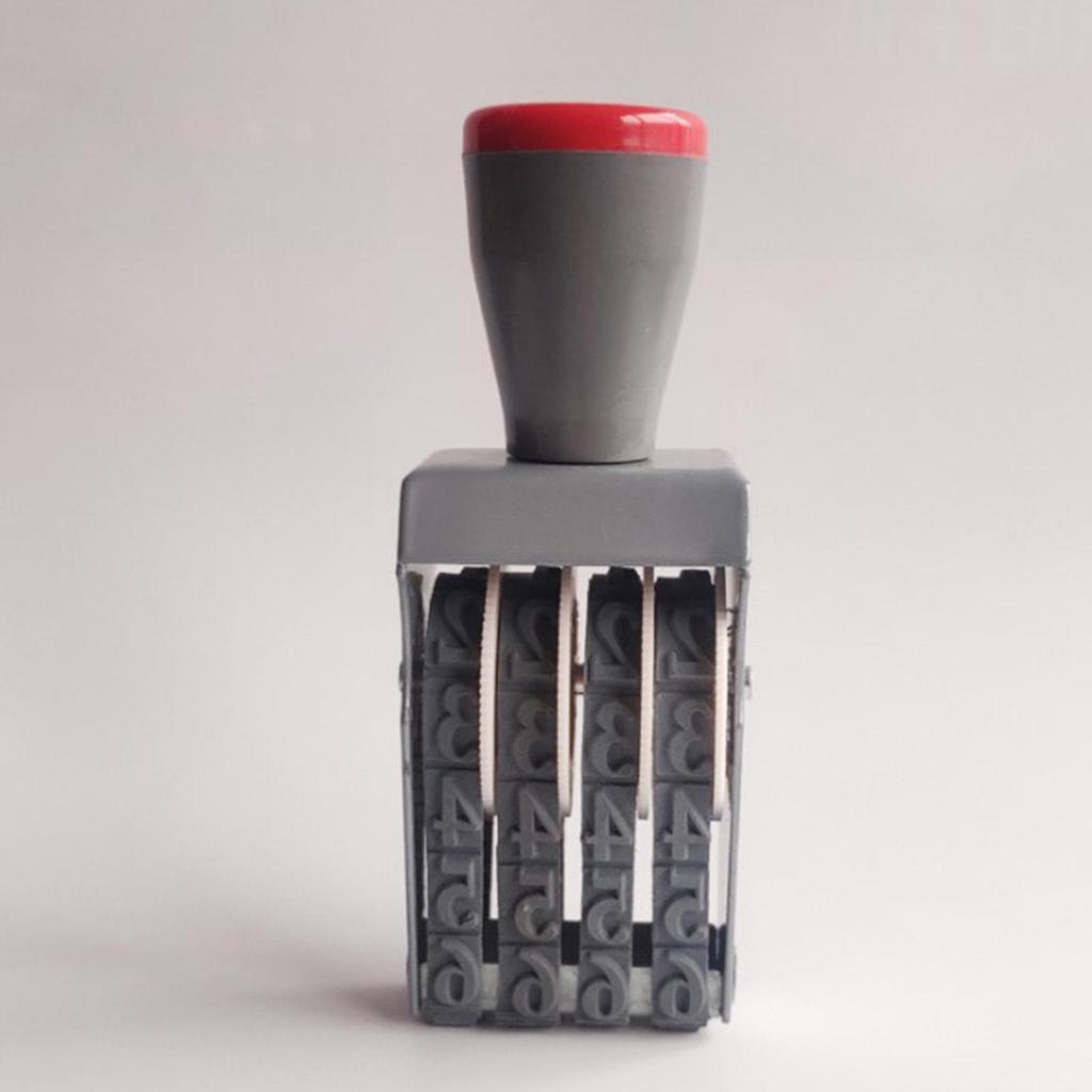 Plastic Rubber Numbering Stamp Multi Function Rolling Wheel Stamp for Packaging Date Codes