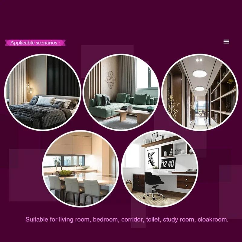 LED Ceiling Lights 220V Ultrathin Led Lamps 3-Color CCT Panel Light for Bedroom Kitchen Lighting Round Ceiling Lamp Living Room