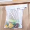 Faltbarer Müllbeutelhalter Wandmontiert Küchenmüllbeutel Organizer Hängender Plastiktütenfolien Aufbewahrungsständer Behälter Spender