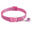 Adjustable Modern Airtag Pet Cat Collar Durable Nylon Belt Reflective Stripe Small Bell Solid Pattern Economically Priced for