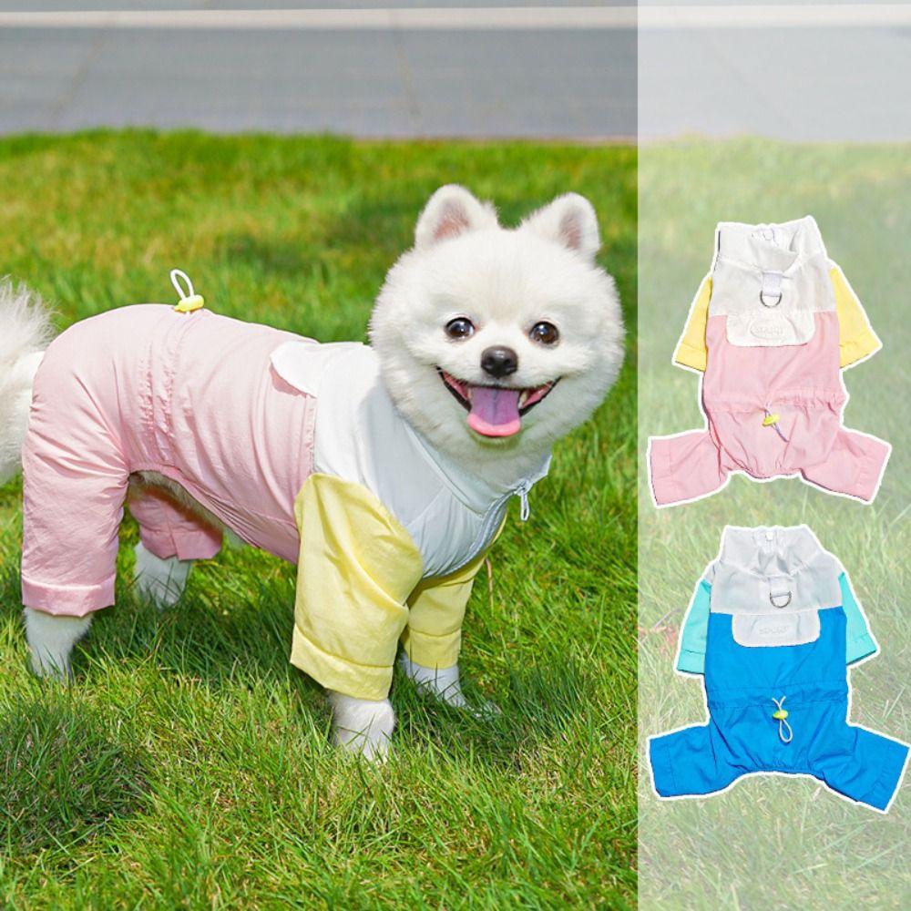 Pet Supplies Lightweight Dog Clothes Windproof Fashion Puppy Jumpsuits Cute Dog Suspenders Small Animal