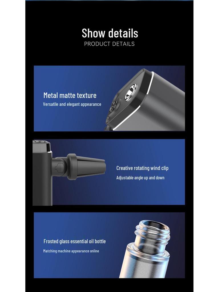 Men's Car Air Vent Aroma Diffuser & Fragrance Sprayer - High-End Ornament