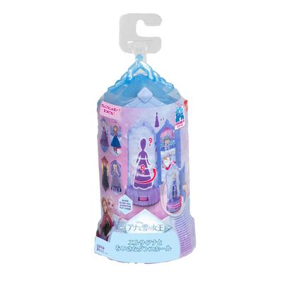 DisneyLedus sirds Saliekamā pils Sērija Elsas un Annas Mazā deju zāle Pģērbšanās leļļu namiņš Izlikšanās spēle Mini lelle Pārsteiguma komplekts Vecumam no 3 gadiem,