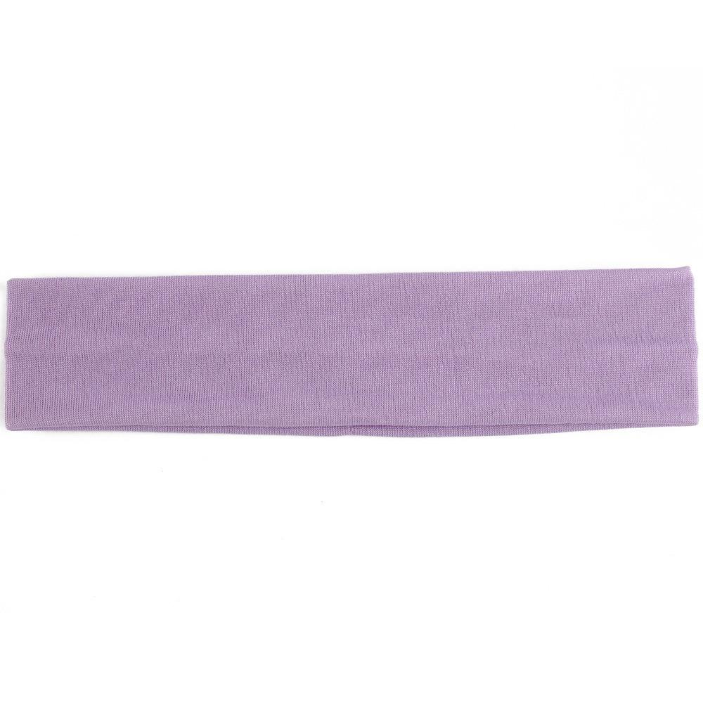 Popular Solid Color High-Elastic Sports Headband for Yoga, Fitness, Running, and Sweat Absorption