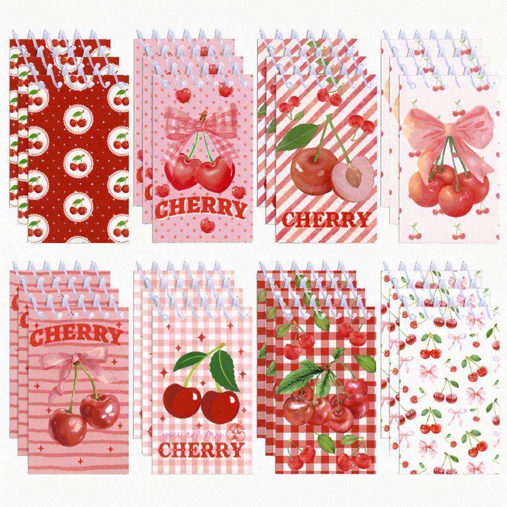 8pcs Ocean Theme Spiral Notebook Marine Life Pocket Memo Pad Portable Tear-Off Notepad Student School Office Supplies Stationery