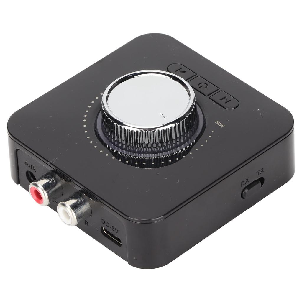 Bluetooth Sound Adapter Rechargeable LED Digital Display Wireless Music Transmitter Receiver with HD Mic for Speaker TV