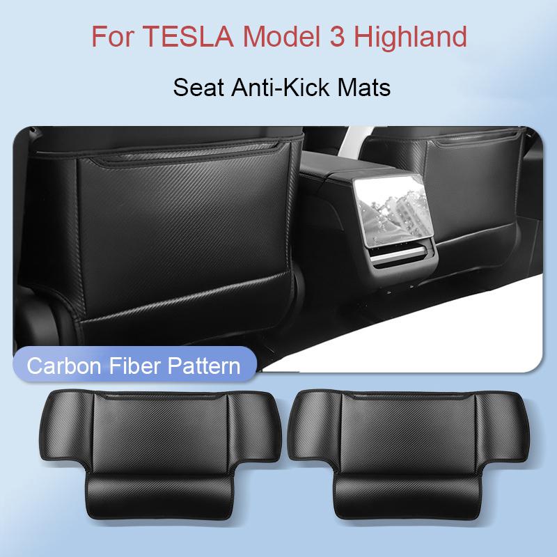 For Tesla Model Y Juniper Seat Anti-kick Pad Rear Safety Seat Anti-Wear Pad Model 3 Highland Rear Seat Car Backrest Protection
