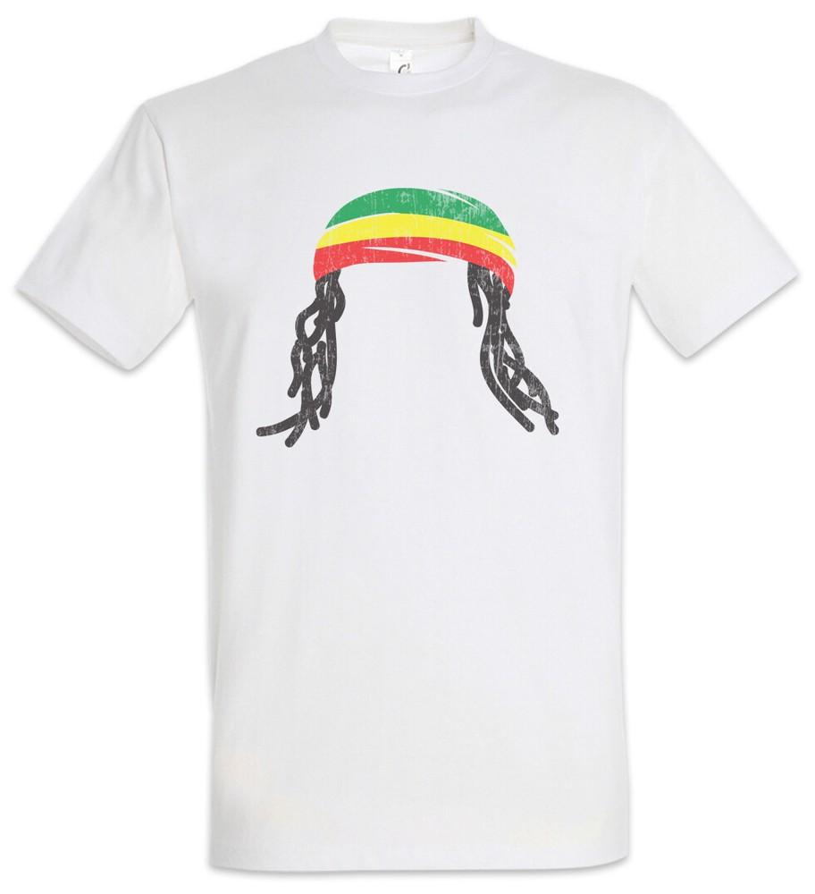 Rasta čepice a tričko s dredy Jah Babylon Irie Ska Reggae Jamajka Rastafari