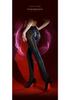 Ling Wei Run "Diamond Light" Glossy Seamless Black Silk Pantyhose - Spring/Autumn 60D
