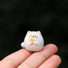 Kawaii Animal Ornaments Cartoon Animal Figurine Resin Material Cat Figurine  Desktop Decoration