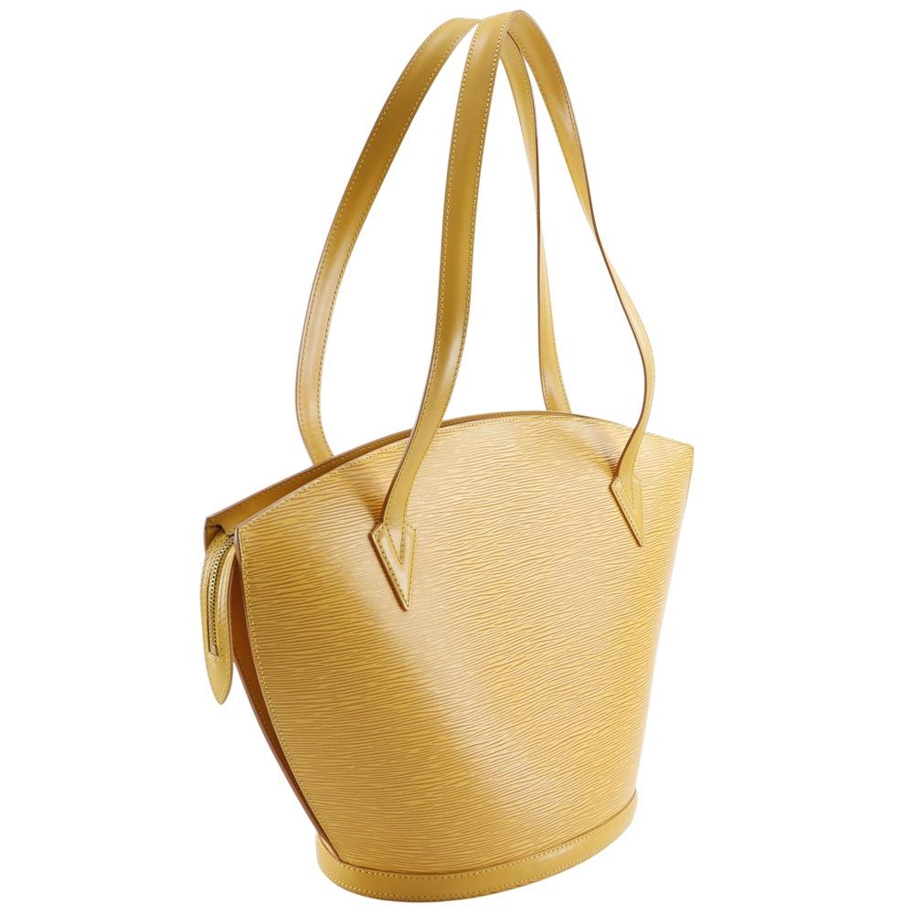LOUIS VUITTON Sunjack shopping Tote Bag M52269 Tassily Yellow Epi Leather Women Used