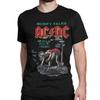 AC Rock Music DC  T Shirts Men Women Pure Cotton Awesome T-Shirt Round Neck Heavy Metal Tees Short Sleeve Clothes Plus Size