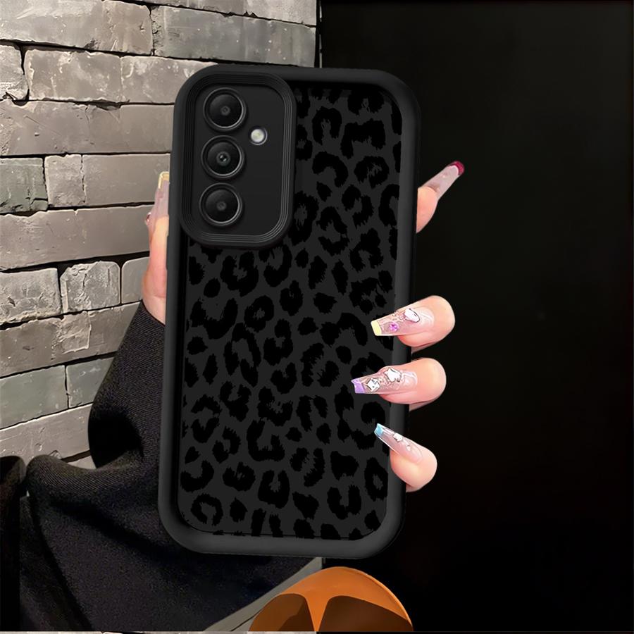 Case for Samsung Galaxy A50 A13 A30 A15 A11 A06 A12 A07 A05 A20 A16 A04 A17 A14 Phone Cover Leopard Print Art