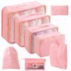 8 Pieces Set Travel Organizer Storage Bags Suitcase Organizer Bags Clothes Shoes Cosmetics Toiletries Storage Bags for Travel