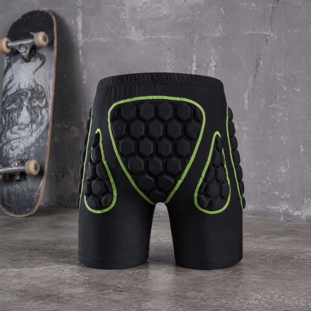 Honeycomb Padding Padded Protective Shorts Elastic Waistband Crash Pants  Skateboarding