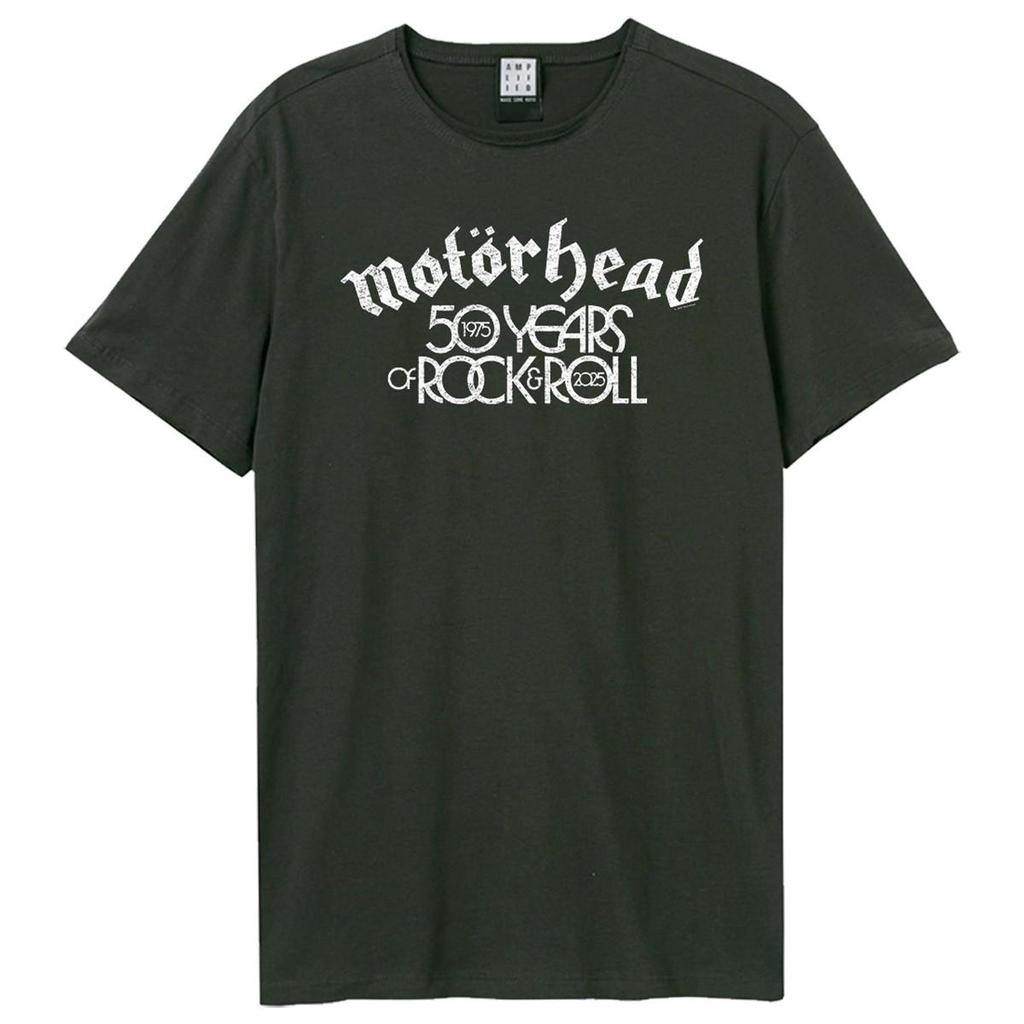 Amplified Unisex Adult 50th Lock Up Motorhead T-Shirt