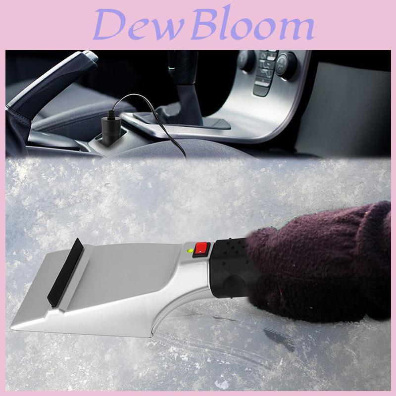 Classic Design Heated Auto Electric Windshield Ice Scraper With Dual Functionality For Snow Removal