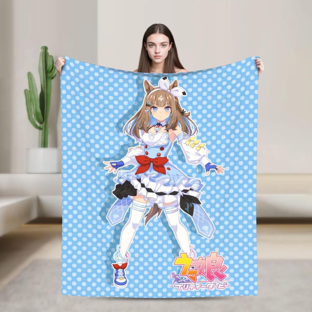 Smart Falcon UmaMusume Pretty Derby Blankets Quality Warm Soft  Bedding Throws Winter Kids Adult Living Room Novelty Bedspread