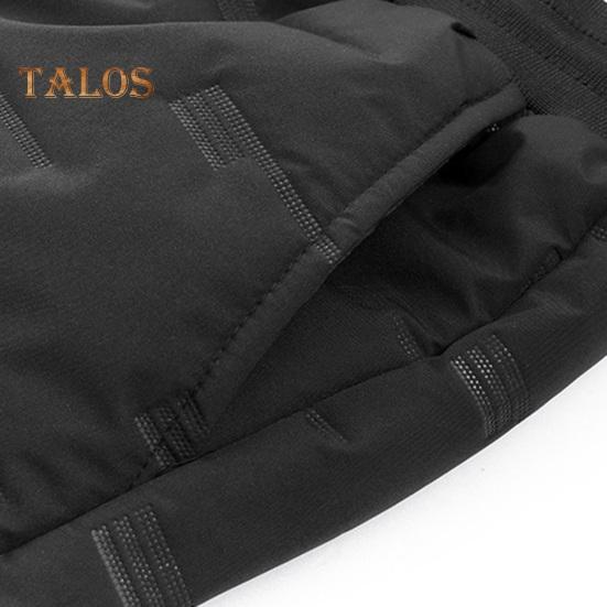 Zimní Pánské Kalhoty Silná Polstrovaná Šňůrka Pružný Pas Pásek Kotníků Hladký povrch Jednobarevné Teplé Sportovní Cestování Pracovní kalhoty