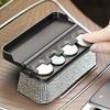 Diamond-Studded Car Coin Storage Box, Fit for Most Cars and Trucks, Auto Accessories Organizer