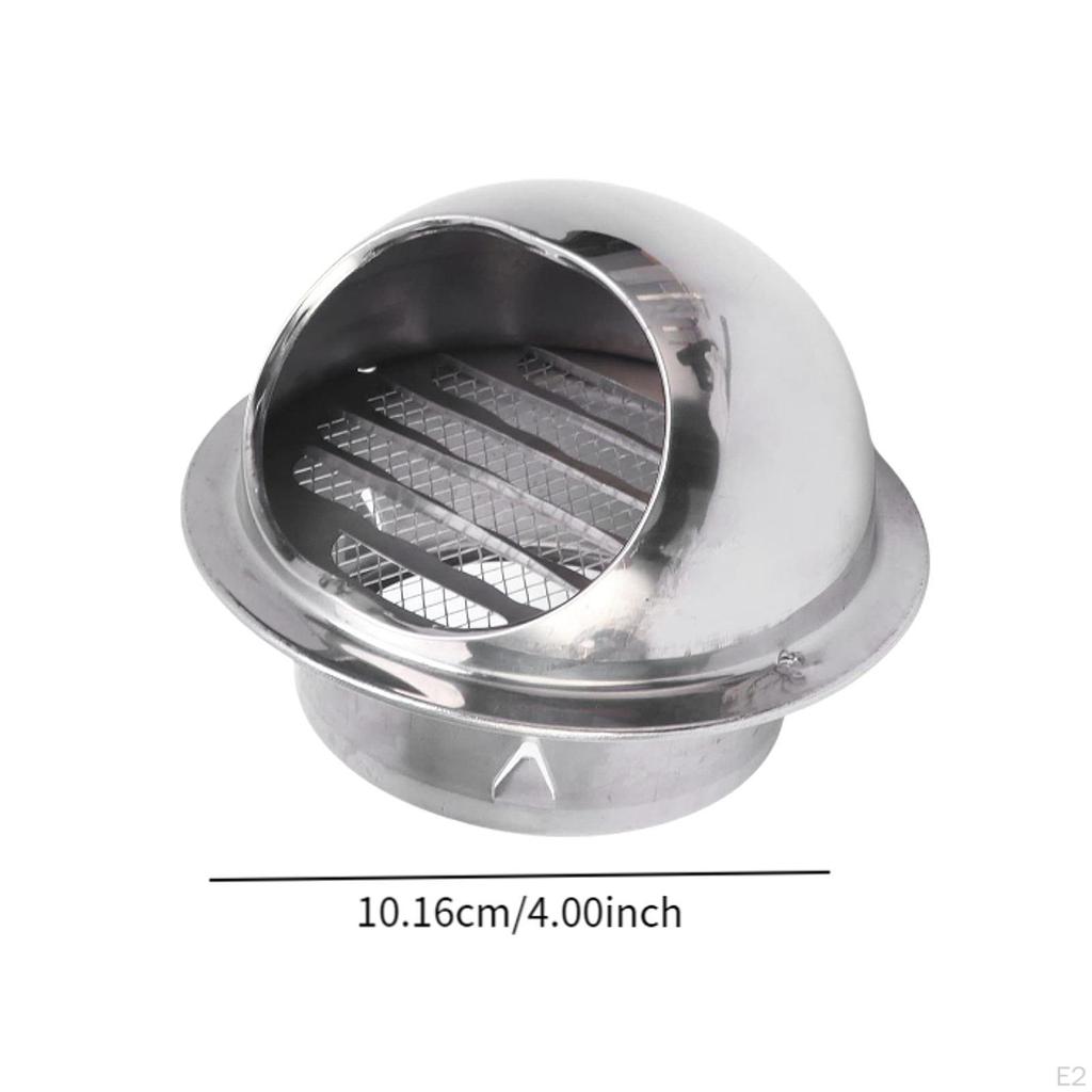 Vent Cover Accessory Convenient Practical Exterior Rainproof Wind Stainless Steel for Home