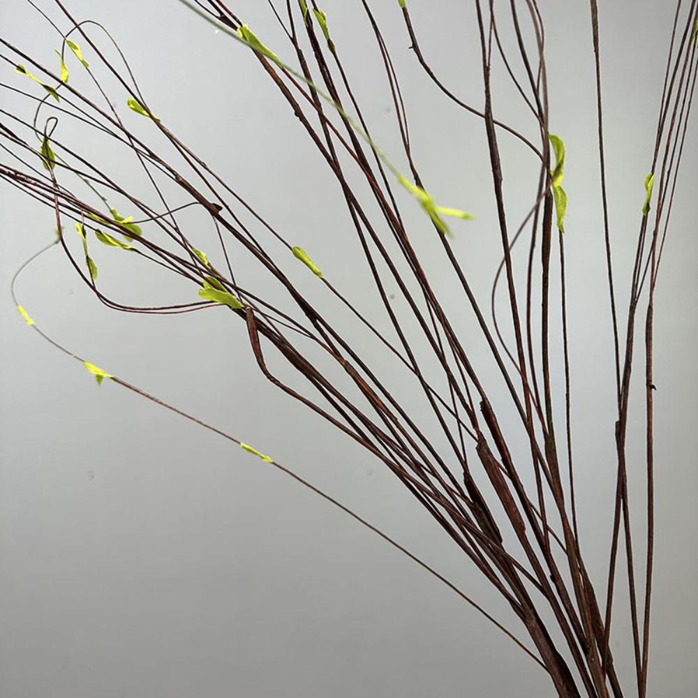 130cm Artificial Willow Branch Lifelike Simulated Green Leaf Plants Willow Leaf Vine  Home Garden