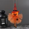 Ornement Cloche Citrouille Fantôme Sorcière Chat Noir Halloween pour Décoration de Fête Bar Pièce Pendentif Accessoires Halloween