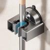 Self-Adhesive Bathroom Mop Hook Broom Wall Storage Hook Suction Cup Mop Holder  Bathroom