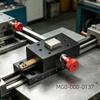 Translation Stage with Manual Adjustment Knob, Rack Control, and Threaded Mounting Holes for Mounted Equipment Position Changes and Alignment Work