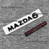 For New Mazda 6 ATENZA glossy black Car Front Grille Hood Rear Trunk Badge Logo Replaced Sticker h5