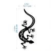 Metal Gecko Wall Decoration, 1pc Metal Wall Art Lizard 3D Wall Silhouette Metal Wall Decor, Bedroom Living Room Decor
