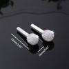 Riloer Car Door Lock Pull Rod Bolt Cover, 4-Pack Bling Rhinestones Decoration Universal Fit, Multicolor