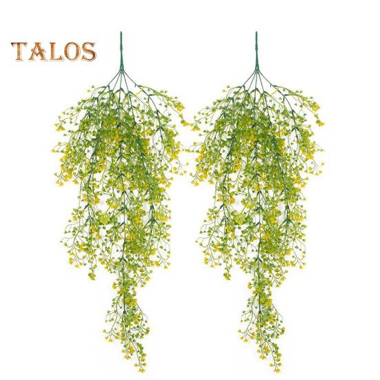 

Искусственные подвесные цветы для улицы, устойчивые к ультрафиолетовому излучению, искусственные лозы с цветами, устойчивые к погодным условиям, реалистичные искусственные цветы для подвесной корзины, крыльца, патио, декора 2pcs жёлтый