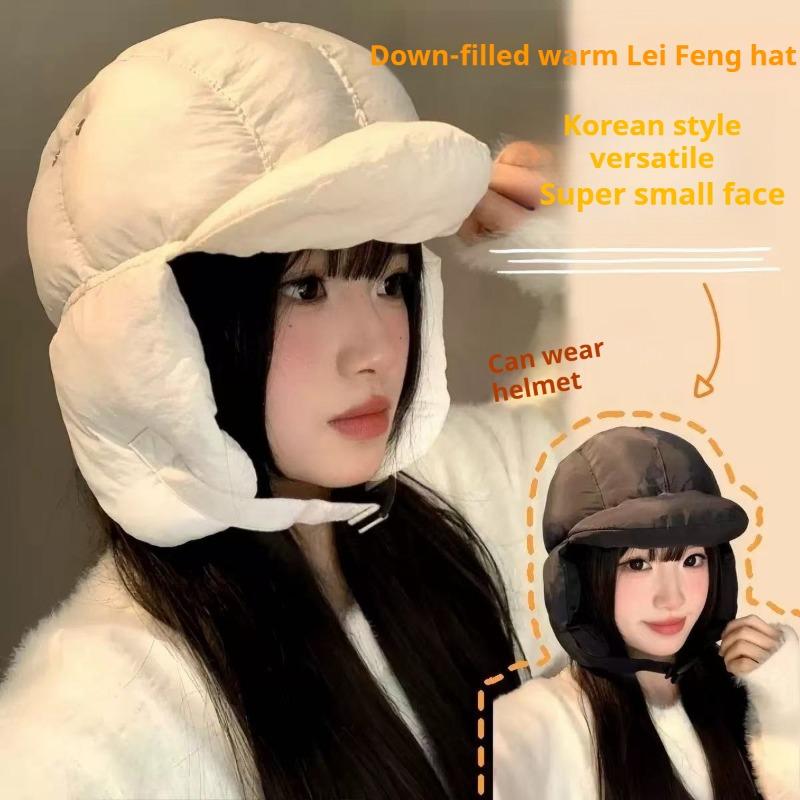 Winter Warmth Bomber Hat for Women,Soft Thicked Earflap Pilot Cap with Adjustable Buckle Closure for Outdoor Activities Sports