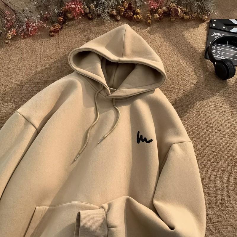 Men's Heavyweight Loose Fit Hoodie - Autumn/Winter 2024 American Style Sweatshirt Jacket, 250g