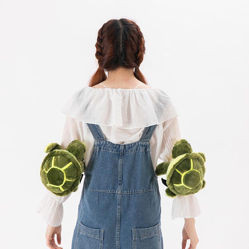 Zimní lyžařské ochranné vybavení Želva plyšová hračka Prdící polštář Měkké roztomilé hnědé medvídě Chrániče kolen Chránič kyčlí Lyžařská protipádová podložka