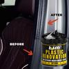 KJM Plastic Renovation Cream-Restore Black Shine To Car Interior Plastics,Effortlessly Revive Faded Surfaces for A Like-New Look