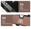 Glasses and Receipt Holder for Toyota Corolla, Camry, RAV4, and Sienna