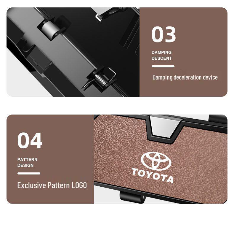 Glasses and Receipt Holder for Toyota Corolla, Camry, RAV4, and Sienna
