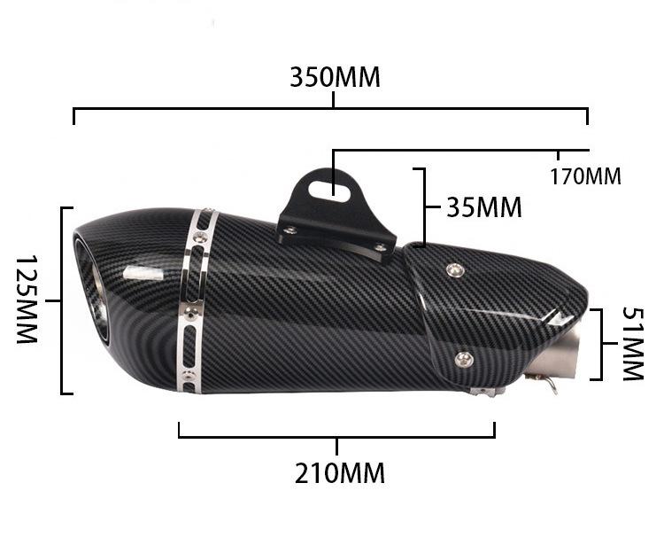 Motorcycle Exhaust Alpha Muffler