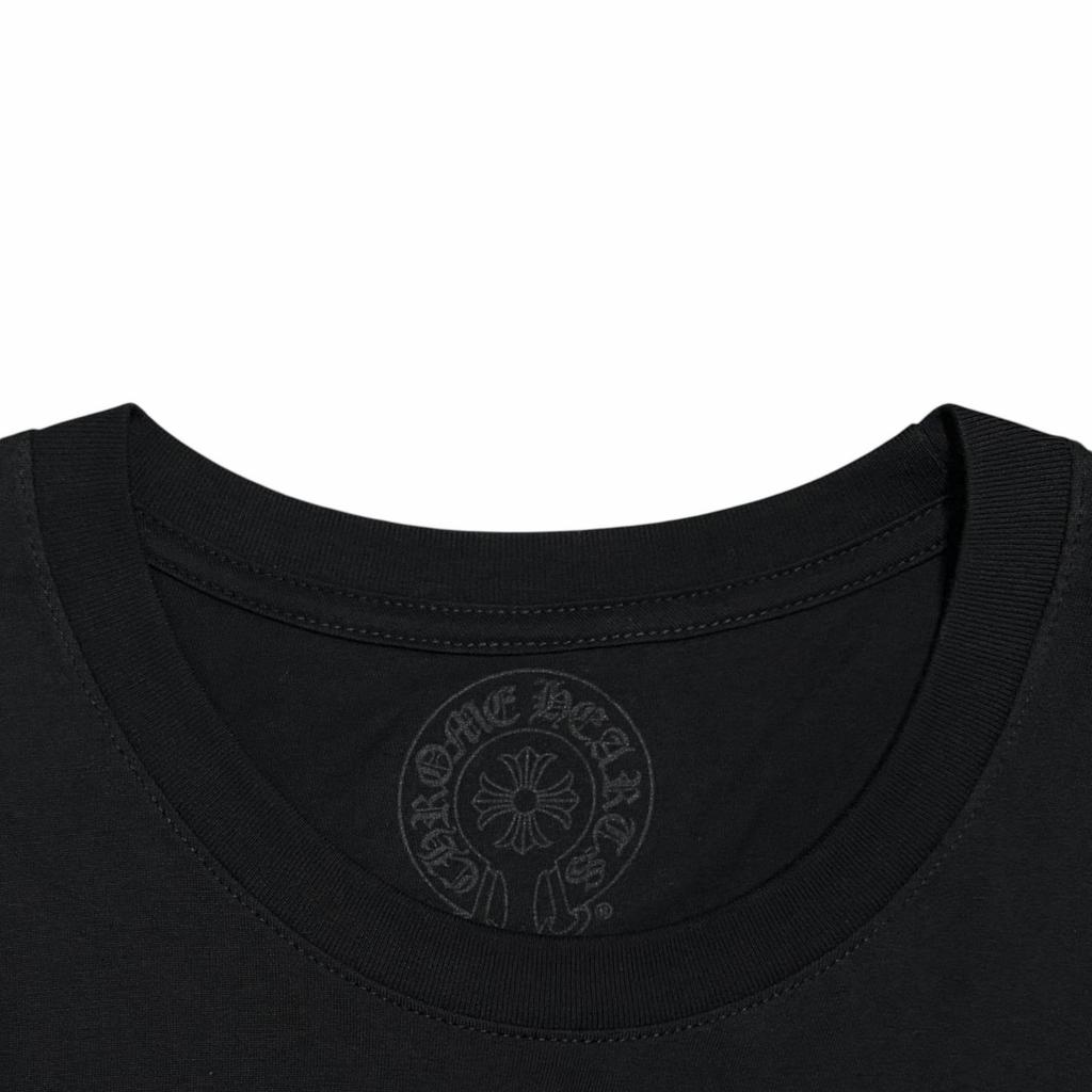 CHROME HEARTS Back Horseshoe Honolulu RN#97729 T-Shirt Black Men's Size XXL