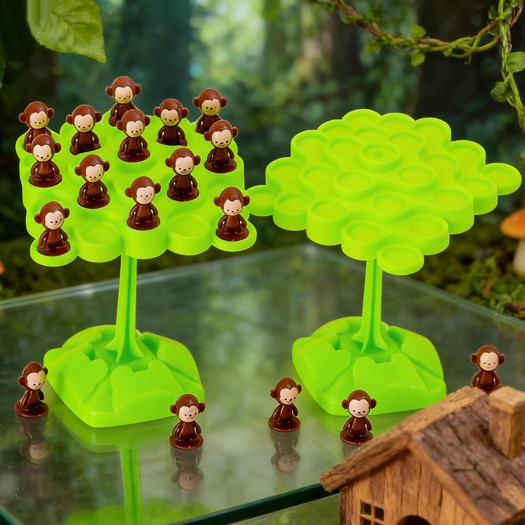 Monkey Balance Tree Focus Balance Training Children's Toys Stacking Toys Parent Child Interactive Board Game