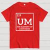 Um The Element Of Confusion Cotton Summer Casual Cool Loose T-Shirt